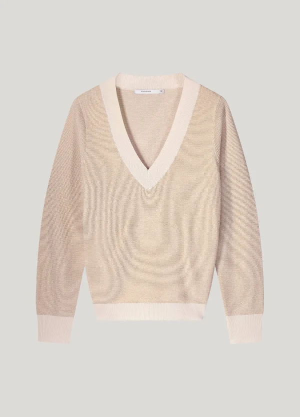 V-hals Trui Met Lurex>Summum Clearance