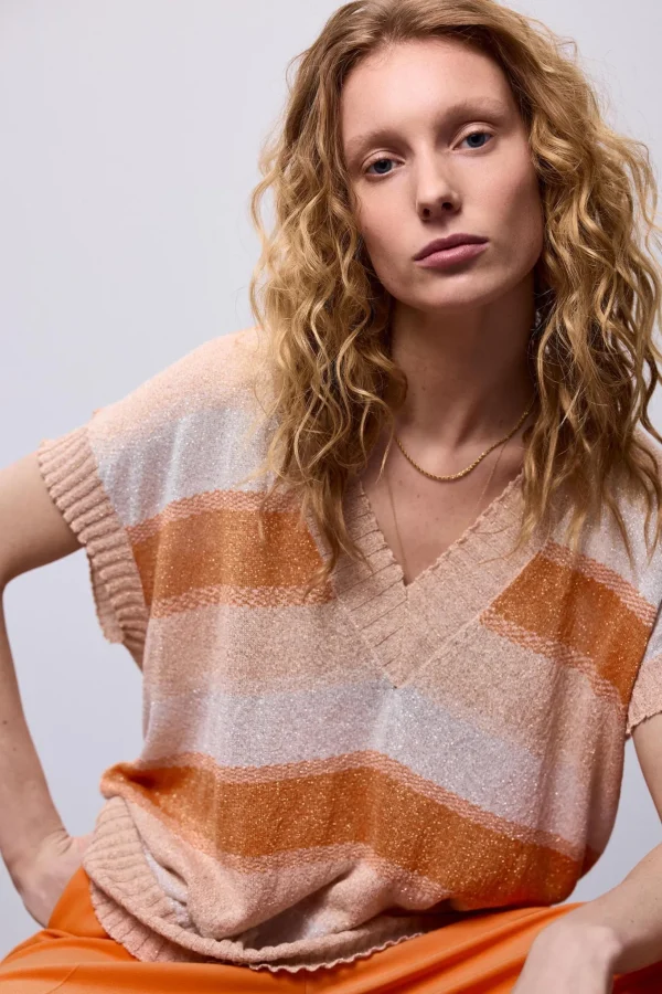 V-hals Truitje Lurex>Summum Shop