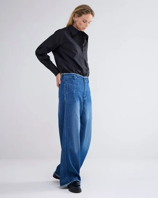 Wide Leg Jeans>Summum Best Sale