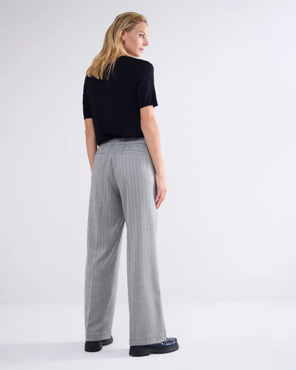 Wijde Broek Met Elastische Tailleband>Summum Shop
