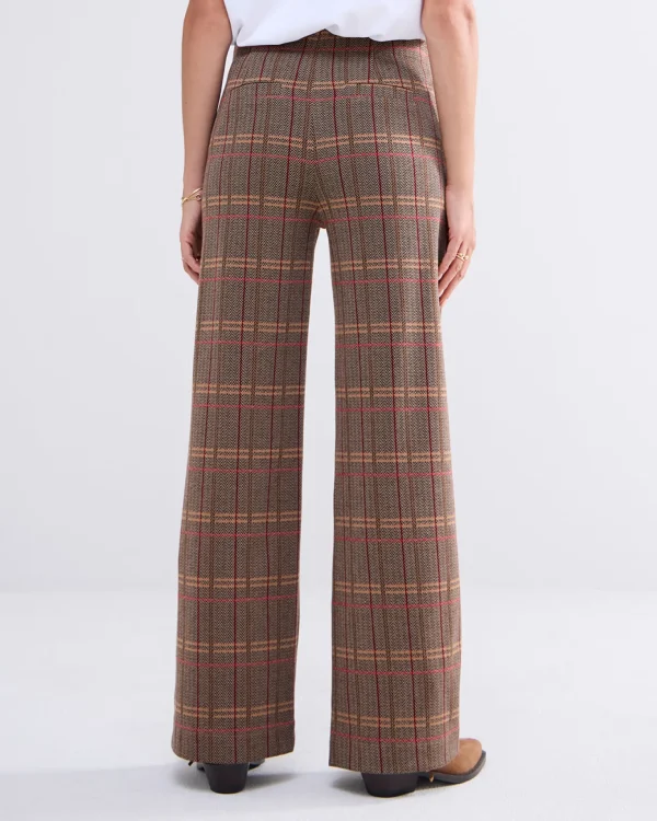 Wijde Broek Met Ruiten>Summum Fashion
