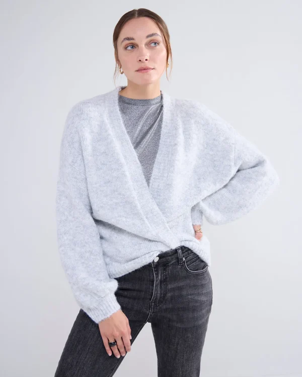 Zacht Vest Met Pofmouwen>Summum Online